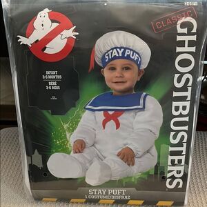 Stay Puft Infant Costume - White and Blue
